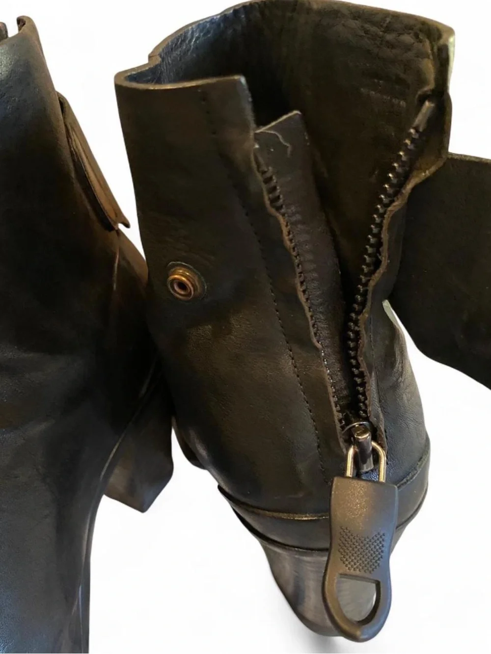 rag & bone block rounded boots
